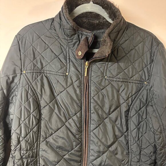 Weatherproof Women’s Large Black Lightweight Jacket Coat Fall Winter Cozy comfy - Picture 1 of 9